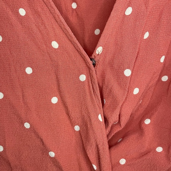Madewell Sash-Tie Polka Dot Wrap Top - Picture 10 of 14